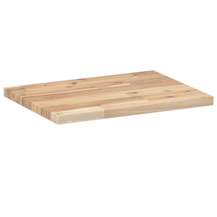 Wandschap zwevend 40x30x2 cm onbehandeld massief acaciahout