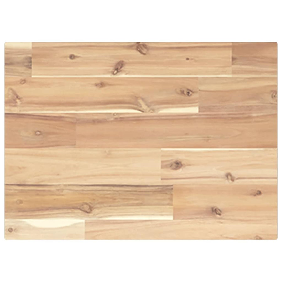 Wandschappen 4 st zwevend 40x30x2 cm onbehandeld acaciahout