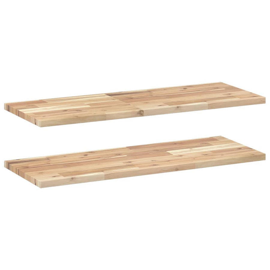 Wandschappen Zwevend Onbehandeld Acaciahout Naturel 2