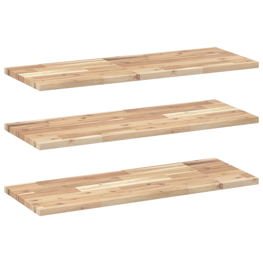 Wandschappen Zwevend Onbehandeld Acaciahout Naturel 3