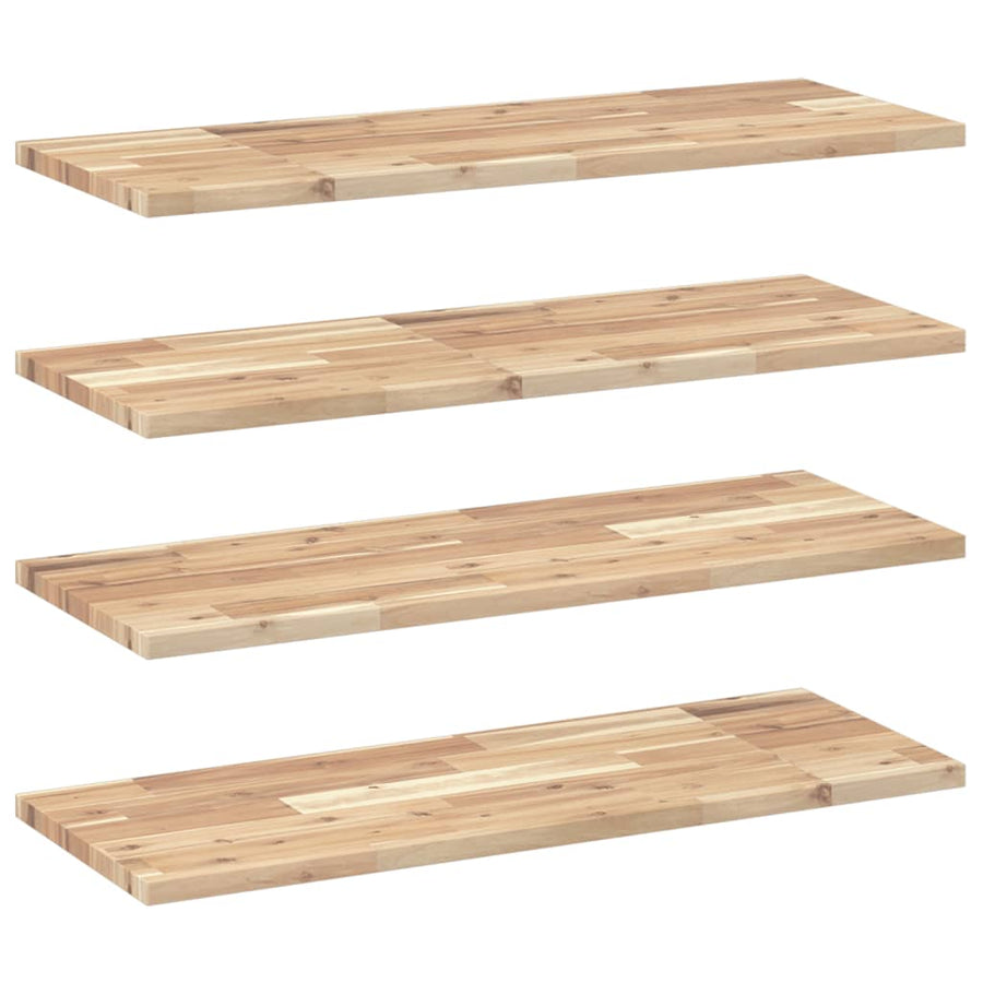 Wandschappen Zwevend Onbehandeld Acaciahout Naturel 4