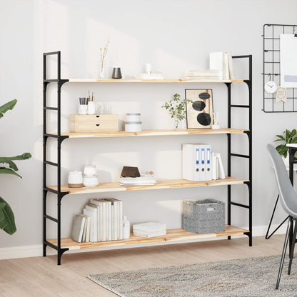 Wandschappen Zwevend Onbehandeld Acaciahout Naturel 2