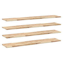 Wandschappen Zwevend Onbehandeld Acaciahout Naturel 4