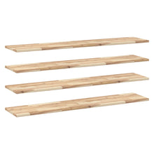 Wandschappen Zwevend Onbehandeld Acaciahout Naturel 4