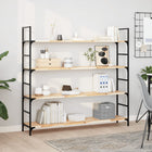 Wandschappen acaciahout naturel 4 niveaus