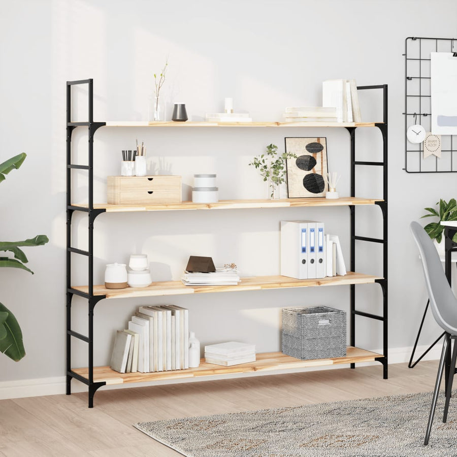Wandschappen Zwevend Onbehandeld Acaciahout Naturel 2