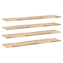 Wandschappen Zwevend Onbehandeld Acaciahout Naturel 4