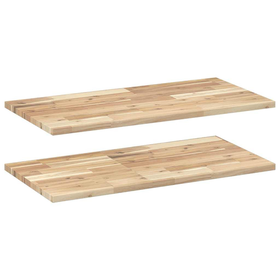 Wandschappen Zwevend Onbehandeld Acaciahout Naturel 2