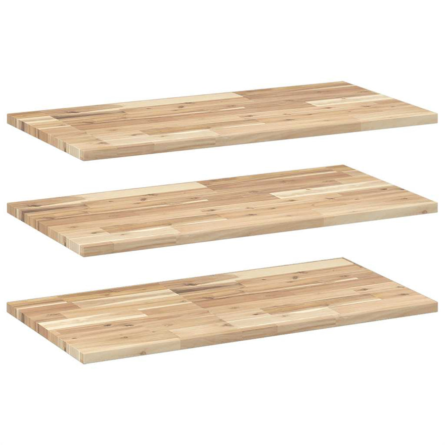 Wandschappen Zwevend Onbehandeld Acaciahout Naturel 3