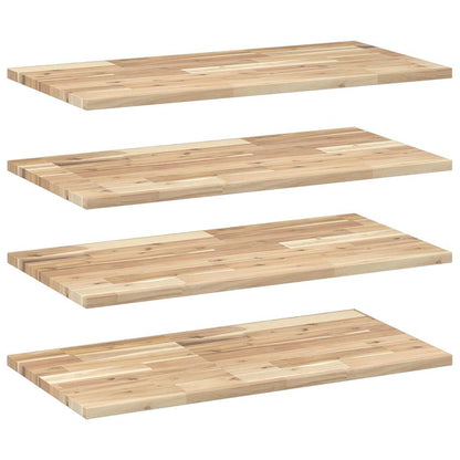 Wandschappen Zwevend Onbehandeld Acaciahout Naturel 4