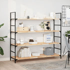 Wandschappen 4 st 140x40x2 cm onbehandeld acaciahout