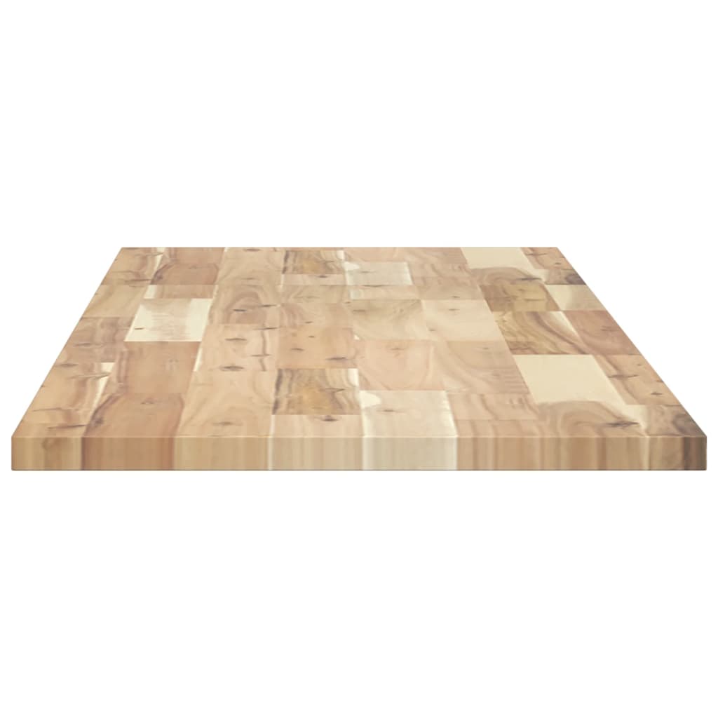 Wandschap Zwevend Onbehandeld Massief Acaciahout Naturel 1 160 x 40 x 2 cm