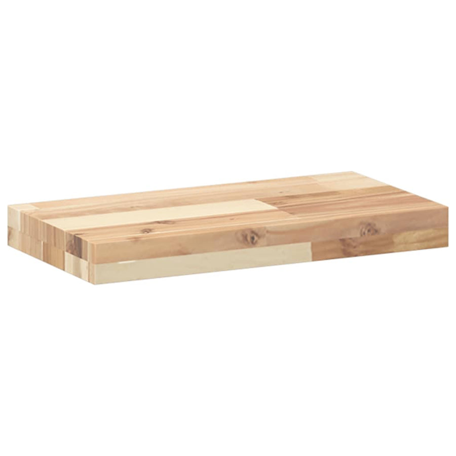 Wandschappen 3 St Zwevend 40X20X4 Cm Onbehandeld Acaciahout