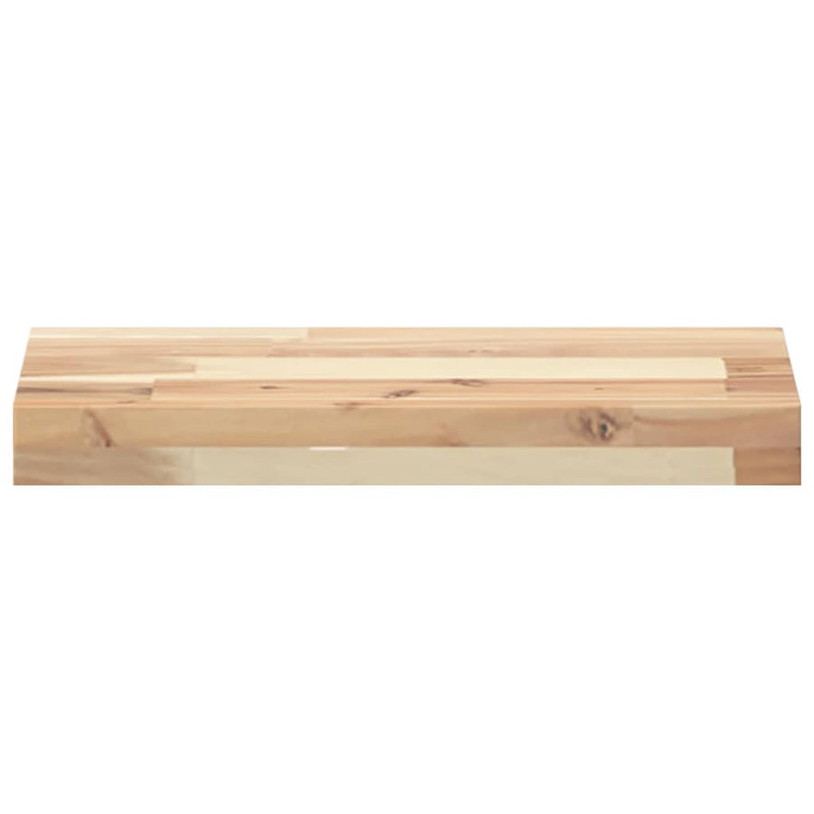 Wandschappen 3 St Zwevend 40X20X4 Cm Onbehandeld Acaciahout