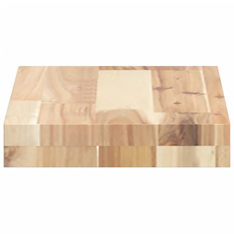 Wandschappen 3 St Zwevend 40X20X4 Cm Onbehandeld Acaciahout