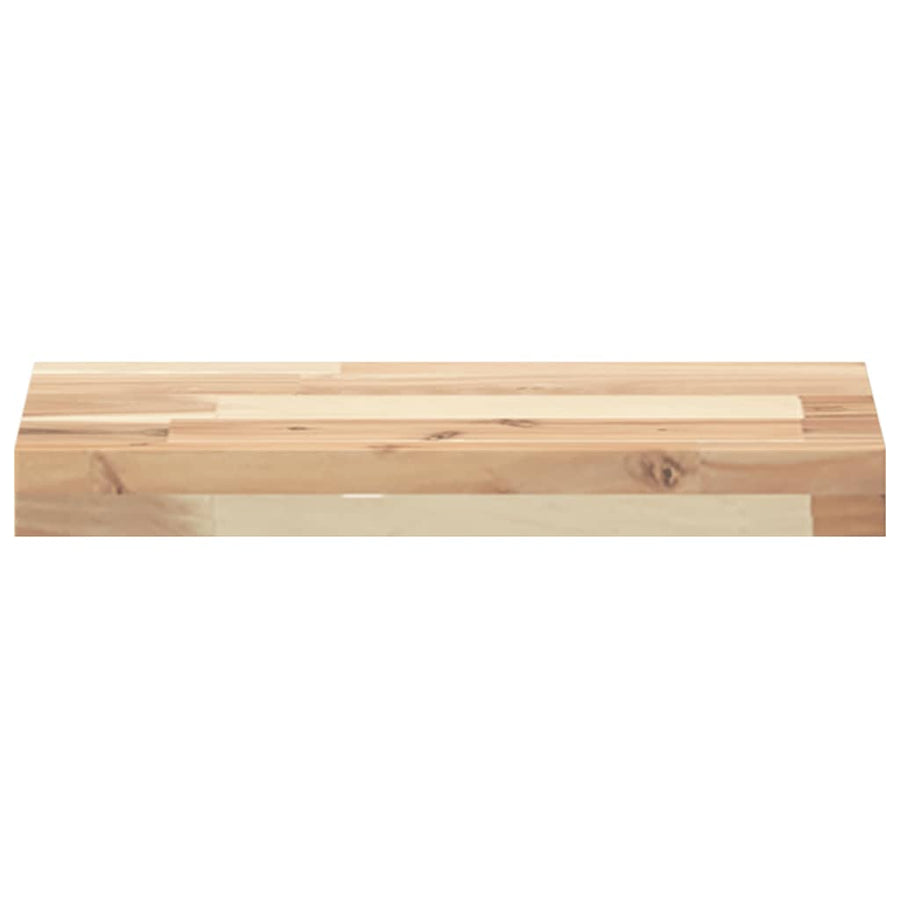 Wandschap zwevend 60x20x4 cm onbehandeld massief acaciahout