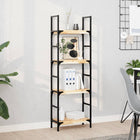 Wall shelves 4 pcs floating 60x20x4 cm untreated acacia wood