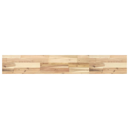Wandschappen 4 st zwevend 160x20x4 cm onbehandeld acaciahout