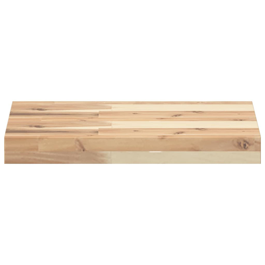Wandschappen Zwevend Onbehandeld Acaciahout Naturel 4 60 x 30 x 4 cm 1