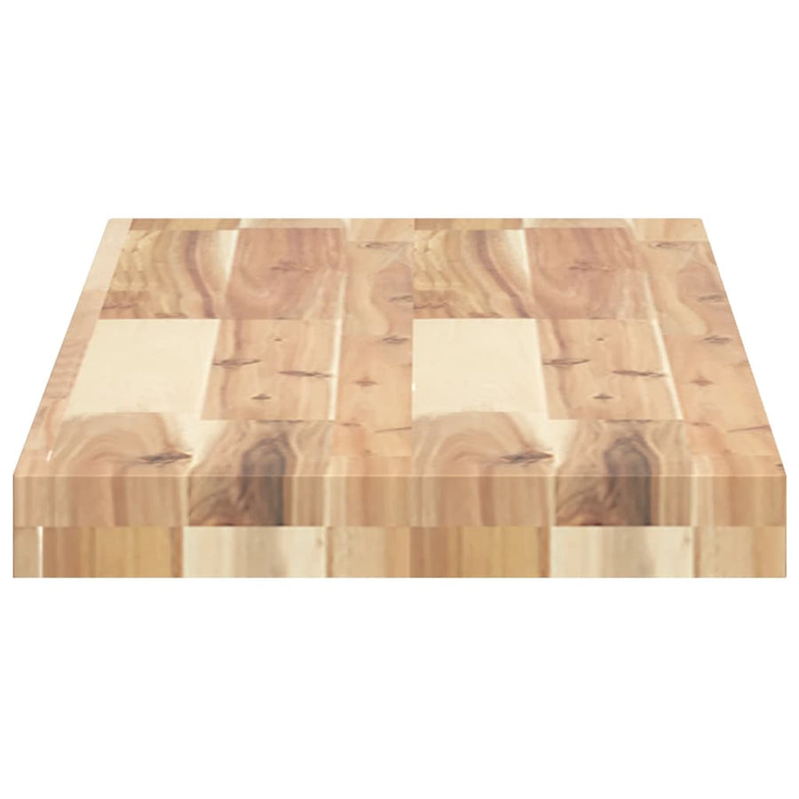 Wandschappen 3 st zwevend 80x30x4 cm onbehandeld acaciahout