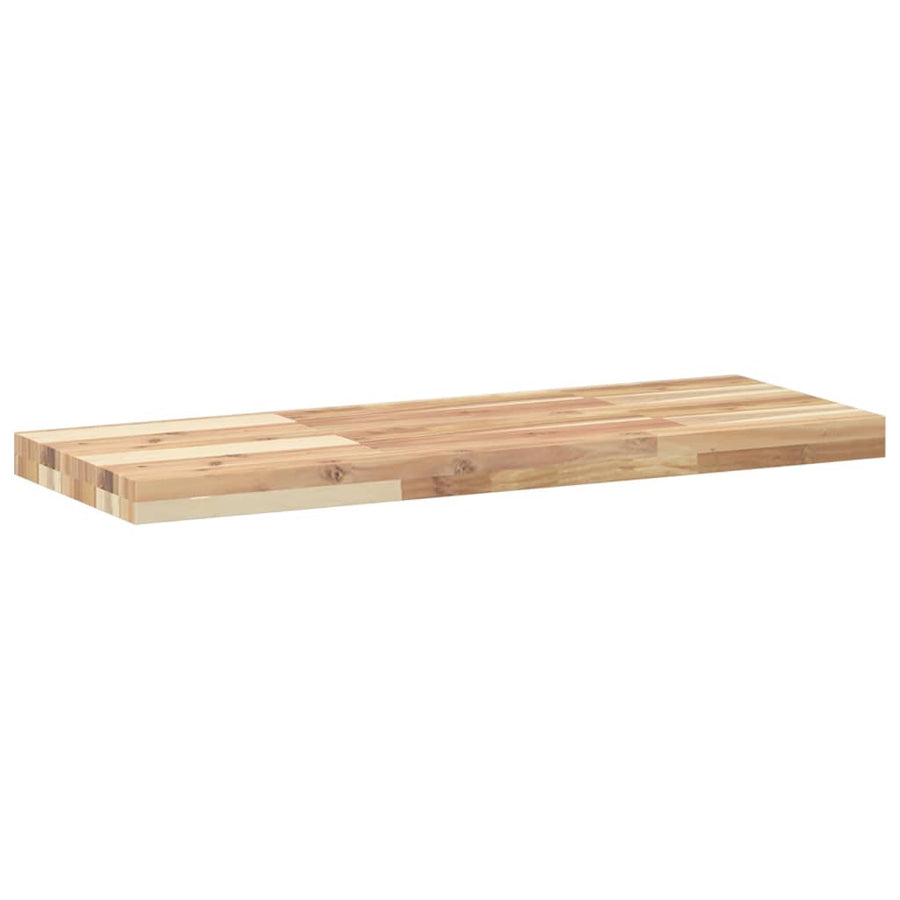 Wandschappen 3 st zwevend 80x30x4 cm onbehandeld acaciahout