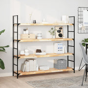 Wandplanken 2 st 160x30x4 cm onbehandeld acaciahout