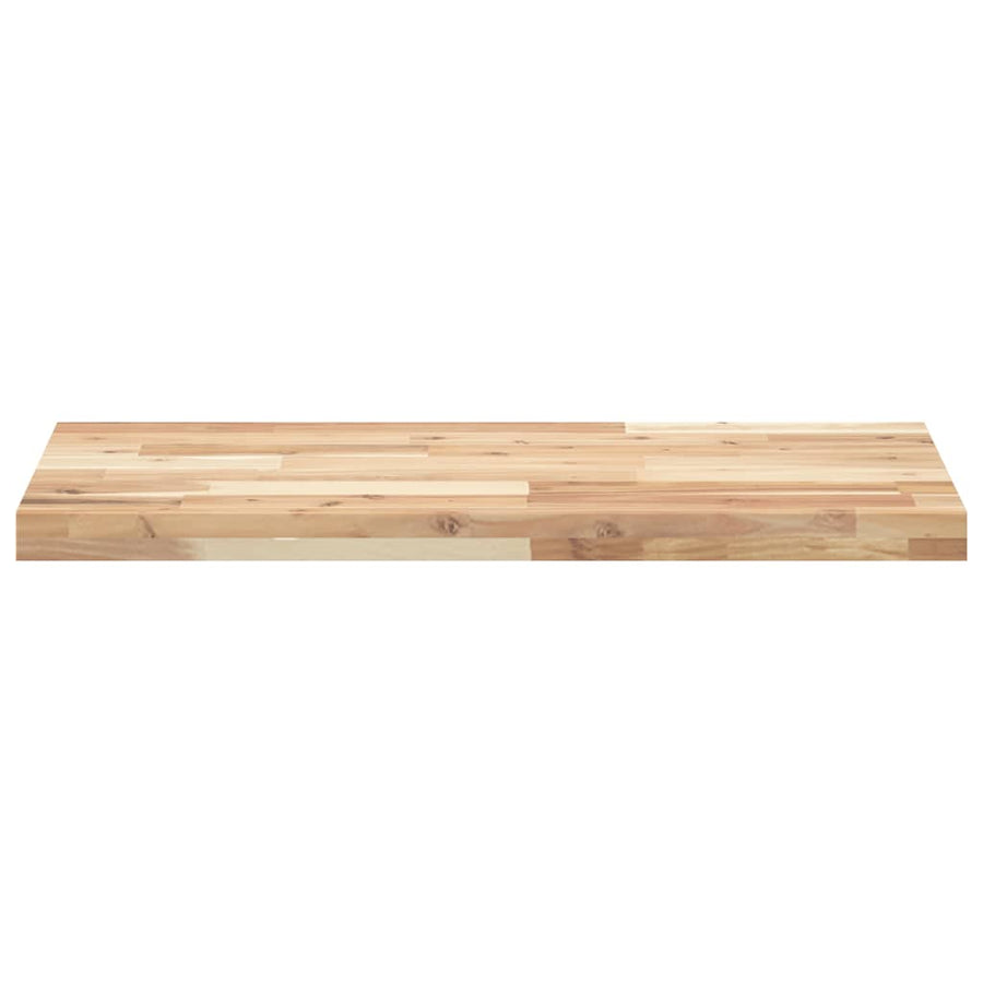 Wandschappen 3 st zwevend 60x40x4 cm onbehandeld acaciahout