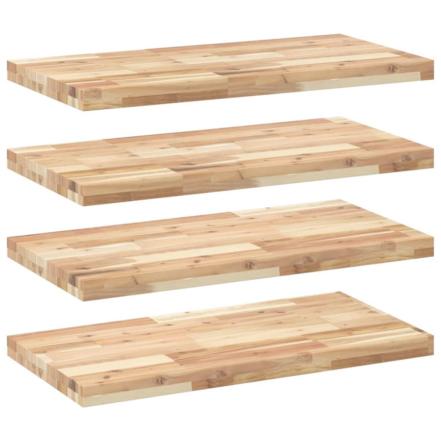 Wandschappen Zwevend Onbehandeld Acaciahout Naturel 4