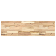 Wandschap zwevend 120x40x4 cm onbehandeld massief acaciahout