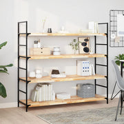 Wandplanken 4 st 140x40x4 cm onbehandeld acaciahout