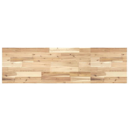 Wandschappen 3 st zwevend 160x40x4 cm onbehandeld acaciahout