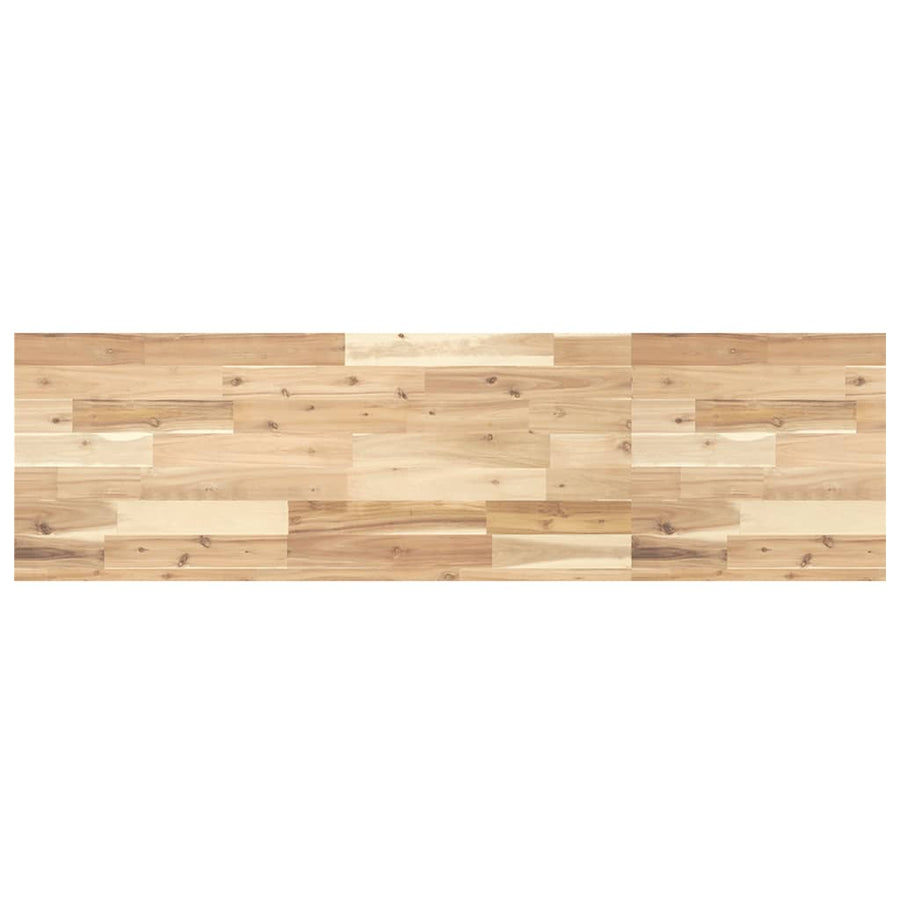 Wandschappen 3 st zwevend 160x40x4 cm onbehandeld acaciahout