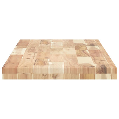 Wandschappen 4 st zwevend 160x40x4 cm onbehandeld acaciahout