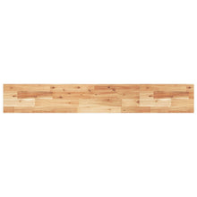 Wandschap zwevend olieafwerking 140x20x2 cm massief acaciahout