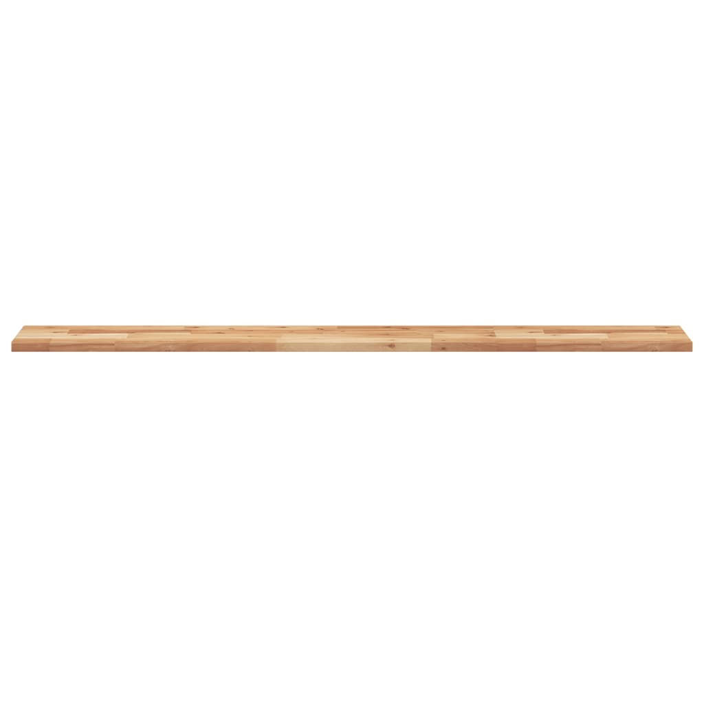 Wandschappen 2 st zwevend olieafwerking 160x20x2 cm acaciahout