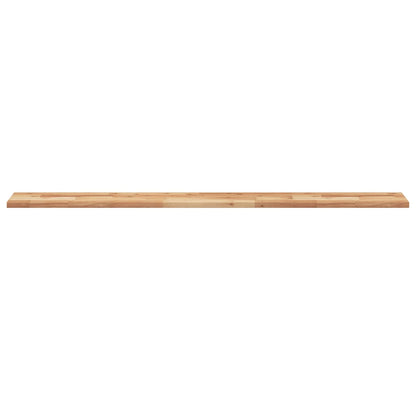 Wandschappen 2 st zwevend olieafwerking 160x20x2 cm acaciahout