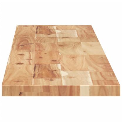 Wandschappen 3 st zwevend olieafwerking 160x20x2 cm acaciahout