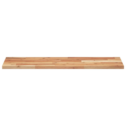 Wandschappen 2 st zwevend olieafwerking 80x30x2 cm acaciahout