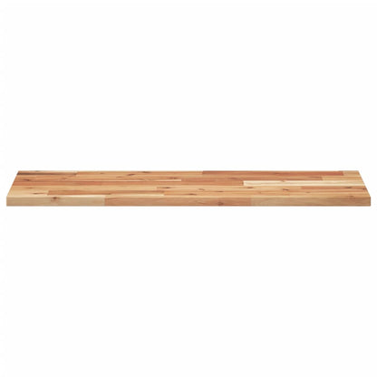 Wandschap zwevend olieafwerking 100x30x2 cm massief acaciahout