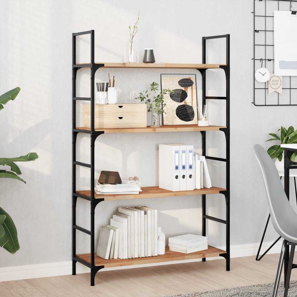 Wandschappen 3 st zwevend olieafwerking 100x30x2 cm acaciahout