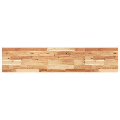 Wandschap Zwevend Olieafwerking 120X30X2 Cm Massief Acaciahout Olie-Afwerking