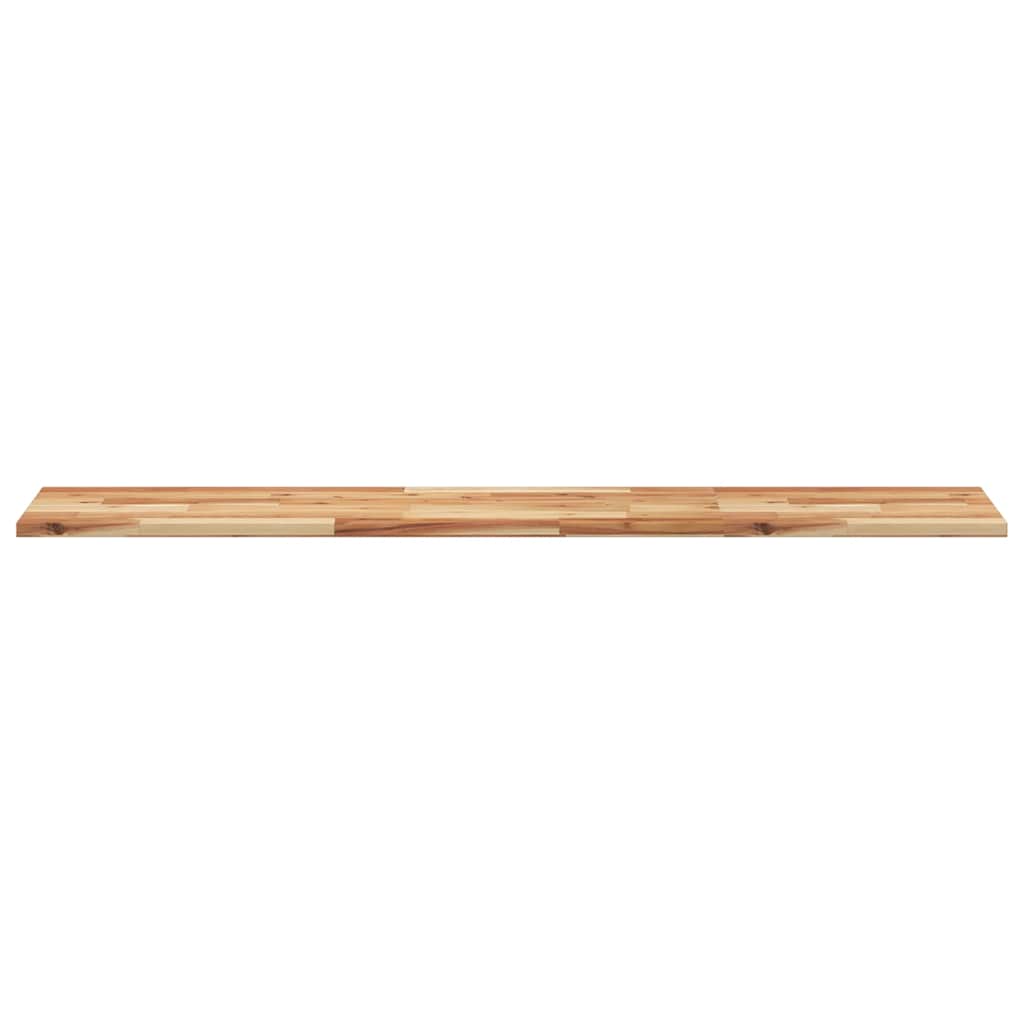 Wandschappen 2 st zwevend olieafwerking 140x30x2 cm acaciahout