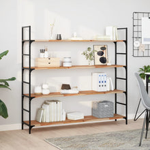 Wandschappen 4 St Zwevend Olieafwerking 160X30X2 Cm Acaciahout Olie-Afwerking