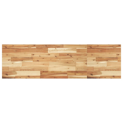 Wandschap Zwevend Olieafwerking Massief Acaciahout Donkerbruin 1 120 x 40 x 2 cm