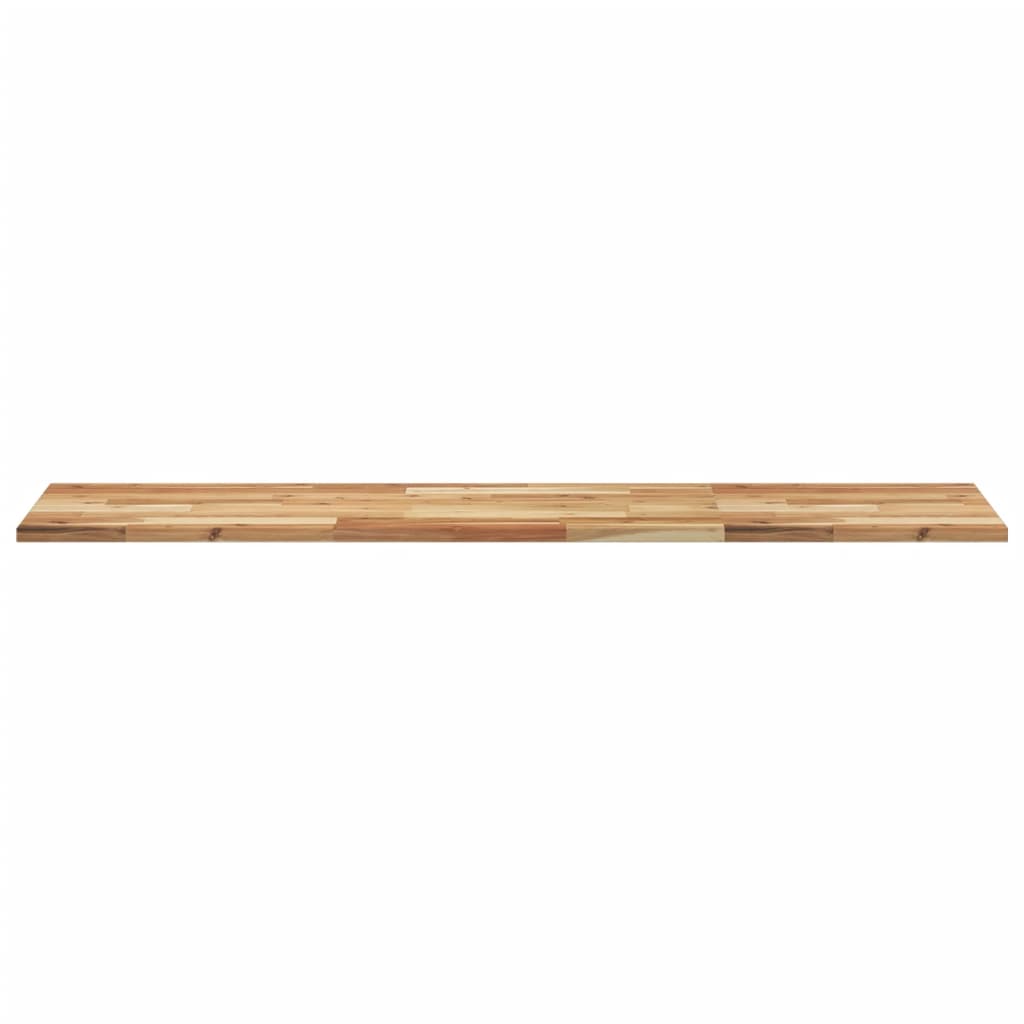 Wandschappen 4 st zwevend olieafwerking 120x40x2 cm acaciahout