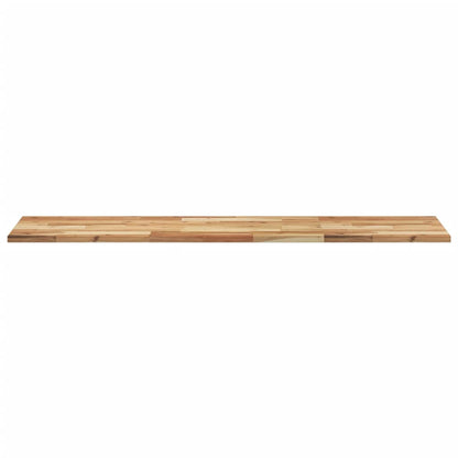 Wandschappen 4 st zwevend olieafwerking 120x40x2 cm acaciahout