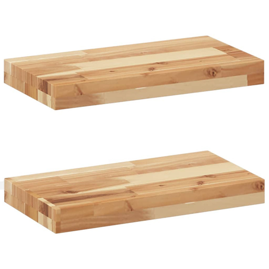 Wandschappen Zwevend Olieafwerking Acaciahout Olie-Afwerking 2