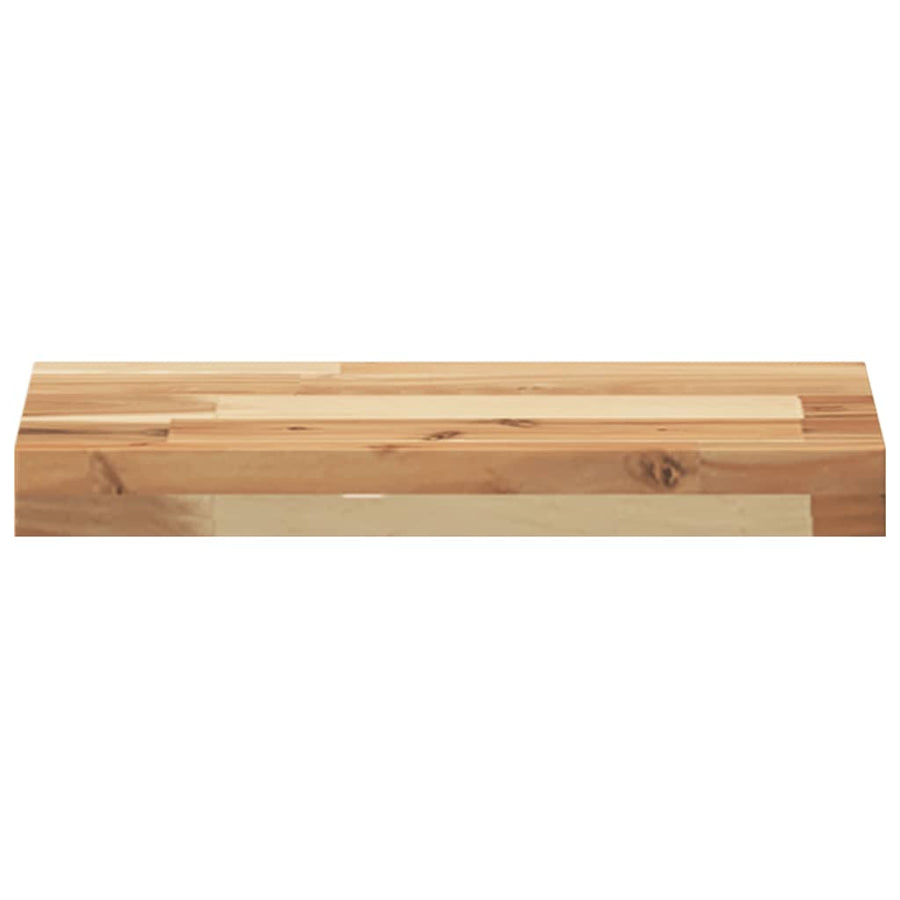 Wandschappen 3 St Zwevend Olieafwerking 40X20X4 Cm Acaciahout Olie-Afwerking