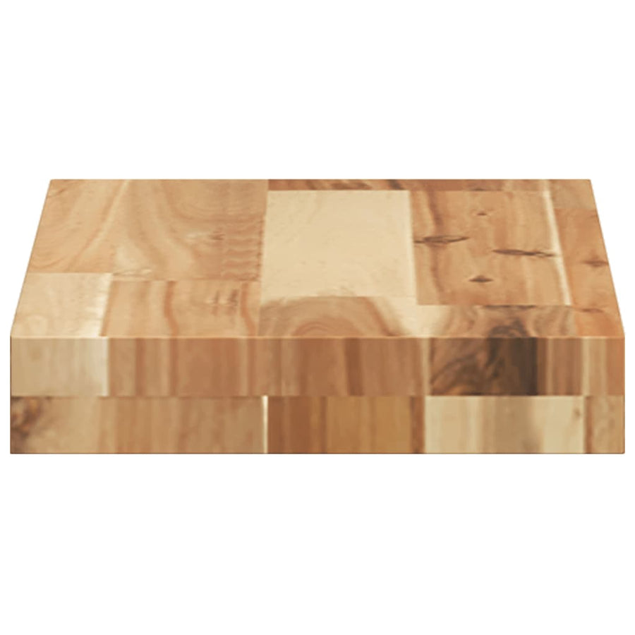 Wandschappen 3 St Zwevend Olieafwerking 40X20X4 Cm Acaciahout Olie-Afwerking