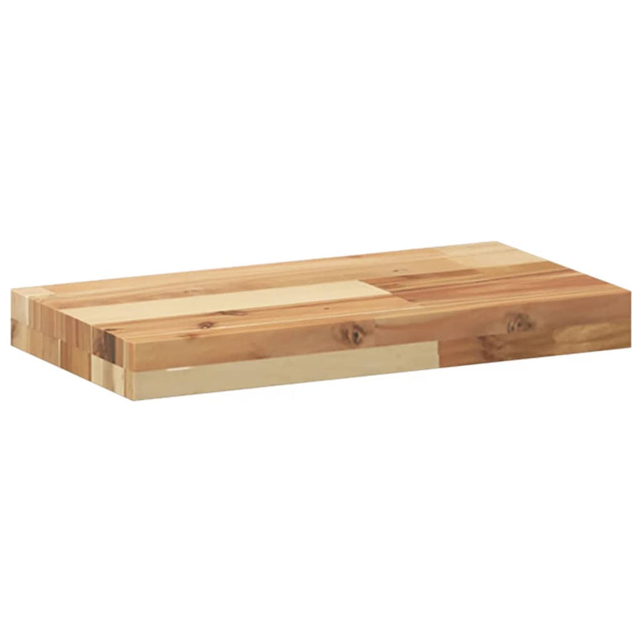 Wandschappen 3 St Zwevend Olieafwerking 40X20X4 Cm Acaciahout Olie-Afwerking
